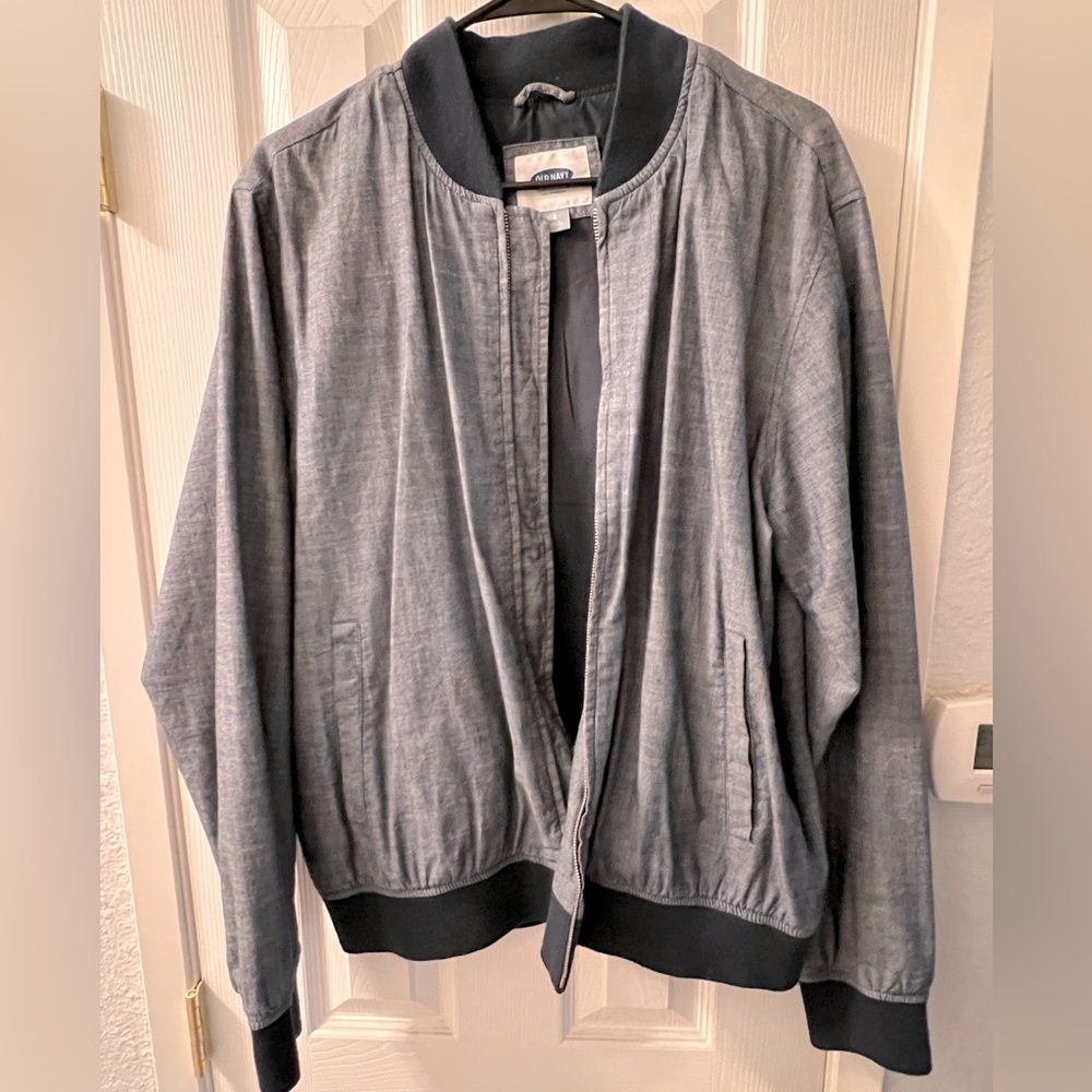 Old Navy Bomber Jacket - Navy Blue